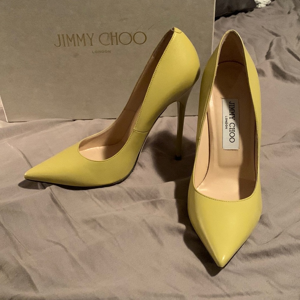 Jimmy Choo yellow heels